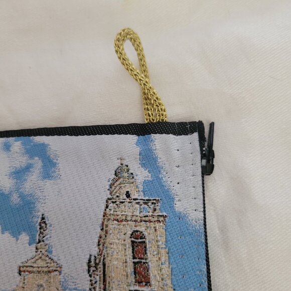 Coin Purse pouch bag Cana Wedding Church Franciscan Israel zip loop souvenir - Picture 4 of 6